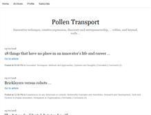 Tablet Screenshot of pollentransport.com
